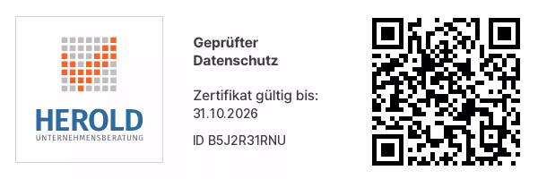 Geprüfter Datenschutz