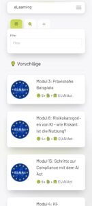 Ansicht im Smartphone